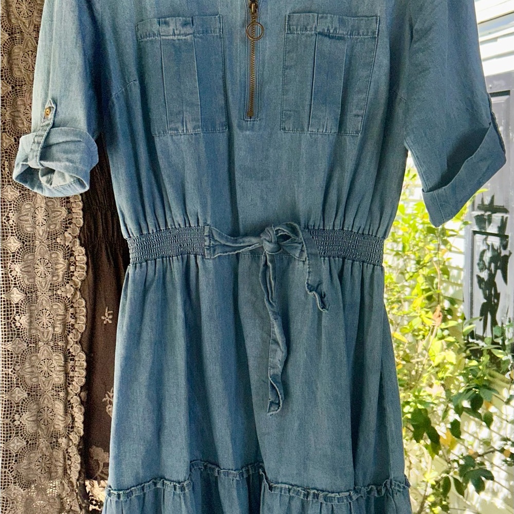 Denim Blue Casual Dress